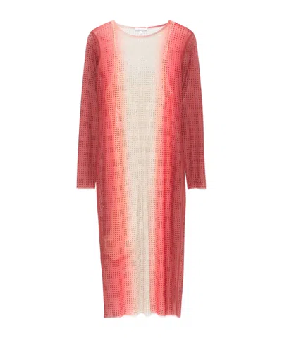 PATRIZIA PEPE GRADIENT-EFFECT MIDI DRESS