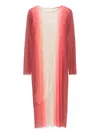 Patrizia Pepe Gradient-effect Midi Dress In Neutrals