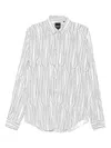 Patrizia Pepe Graphic-print Flowing Shirt In White