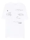 Patrizia Pepe Graphic-print T-shirt In White