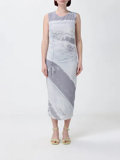 Patrizia Pepe Dress  Woman Color Grey In Multi