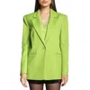Patrizia Pepe Green Polyester Blazer In Green