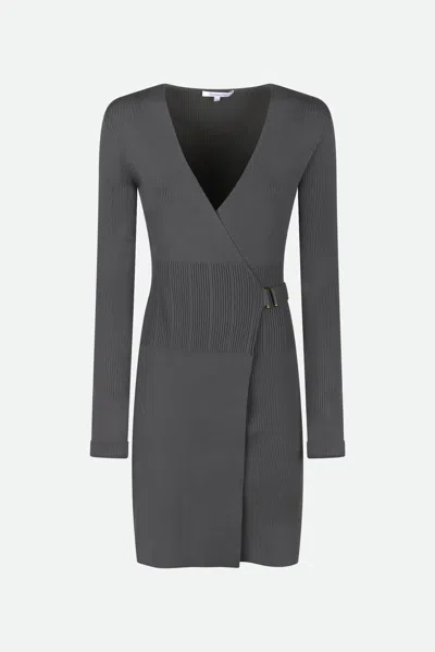 Patrizia Pepe Grey Dress In Gray