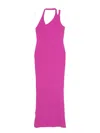 Patrizia Pepe Halter Neck Maxi Dress In Pink
