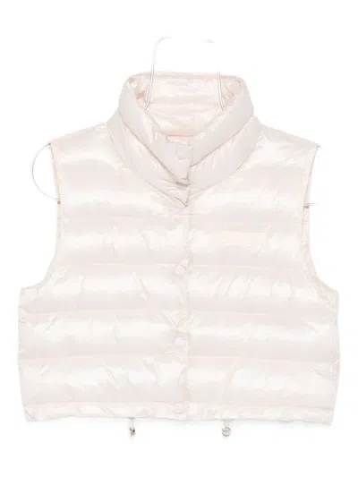 Patrizia Pepe High-neck Padded Jacket In Pink