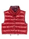 Patrizia Pepe High-neck Padded Jacket In Red