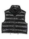 Patrizia Pepe High-neck Quilted Gilet In Black