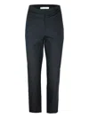 Patrizia Pepe Pleated Zipper Casual Pants In Black