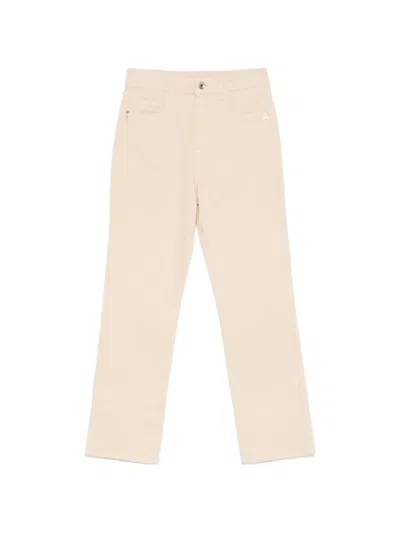 Patrizia Pepe High-waist Jeans In Neutral