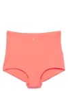 Patrizia Pepe High-waisted Briefs In Pink