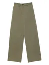 Patrizia Pepe High-waisted Trousers In Green