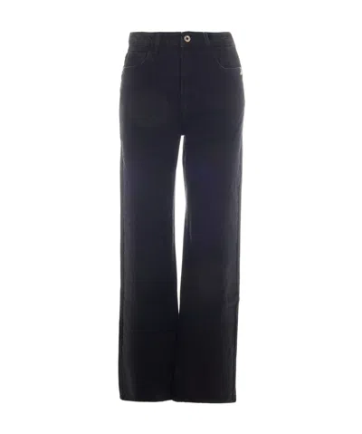 Patrizia Pepe High-waisted Jeans In Black