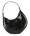 Patrizia Pepe Small Hobo Bangle Bag In Black