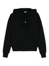 Patrizia Pepe Logo-print Cotton Hoodie In Black