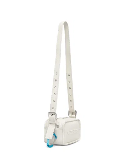 Patrizia Pepe (im)perfection Embossed Crossbody Bag In Neutral