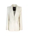 Patrizia Pepe Buttoned Twill Blazer For Women