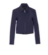 Patrizia Pepe Cropped Jacket In Black