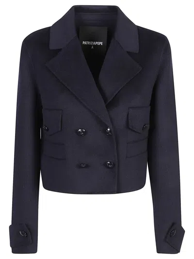 Patrizia Pepe Jacket In Blue