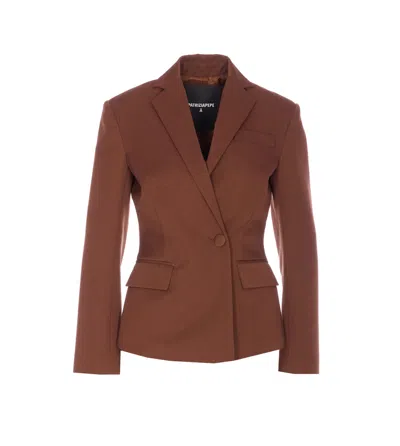 Patrizia Pepe Jacket In Brown