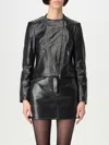 PATRIZIA PEPE JACKET PATRIZIA PEPE WOMAN COLOR BLACK,424309002