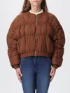 Patrizia Pepe Jacket  Woman Color Brown In Brown
