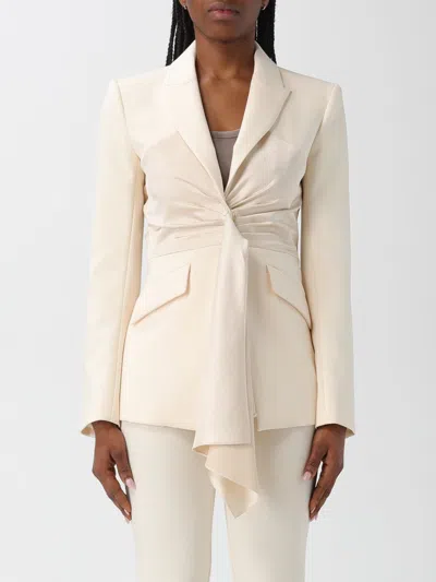 Patrizia Pepe Jacket  Woman Color Natural In Neutral