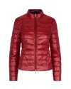 Patrizia Pepe Zip-front Puffer Jacket In Red
