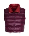 Patrizia Pepe Vest-style Down Jacket In Red