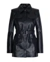 Patrizia Pepe Black Jacket Frontal Buttons Closure In Black