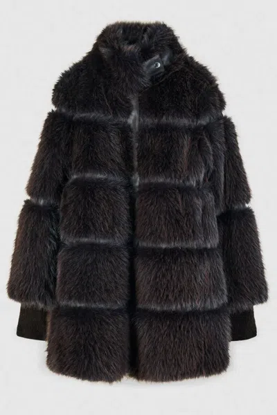 Patrizia Pepe Jacket Woman Brown In Blue