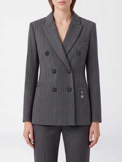 Patrizia Pepe Jacket Woman Color Grey In Gray