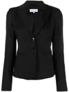 Patrizia Pepe Two-button Suit Jacket In Black