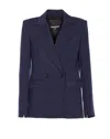 Patrizia Pepe Essential Blazer In Blue
