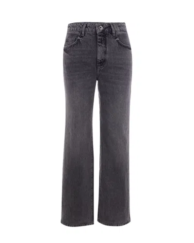 Patrizia Pepe Jeans Regular Medium Grey Wash In Black