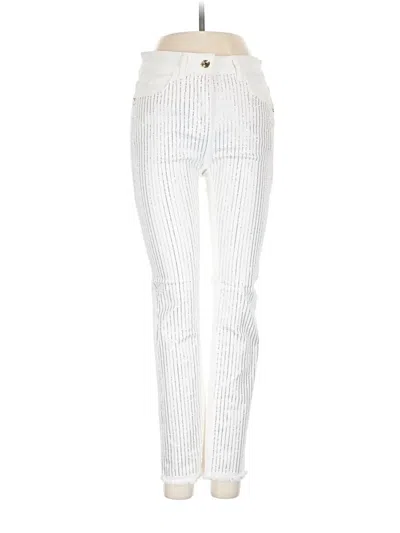 Pre-owned Patrizia Pepe Jeans In White