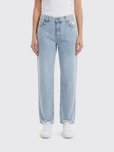 Patrizia Pepe Jeans Woman  In Blue
