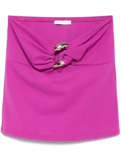 Patrizia Pepe Jersey Top In Pink