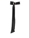 Patrizia Pepe Jeweled Sash In Black