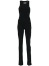 Patrizia Pepe Piercing-detail Jumpsuit In Black  