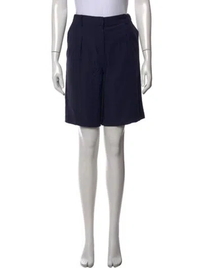 Pre-owned Patrizia Pepe Knee-length Shorts In Blue
