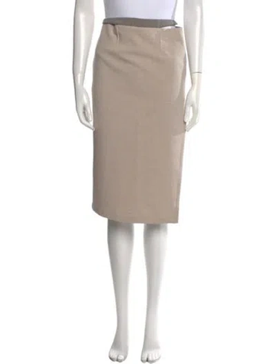 Pre-owned Patrizia Pepe Knee-length Skirt In Neutral