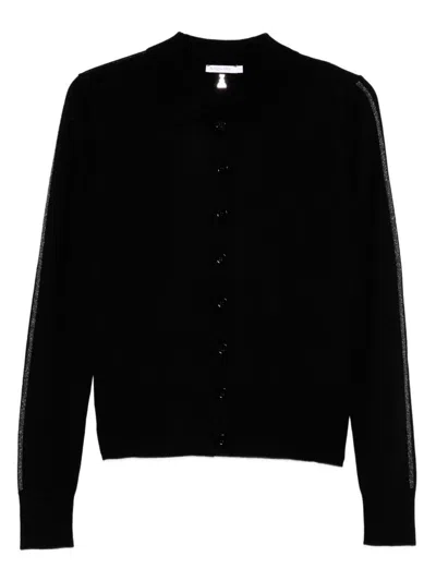 Patrizia Pepe Knit Sweater In Black