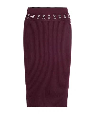 PATRIZIA PEPE KNITTED STRAIGHT SKIRT