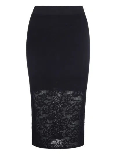 PATRIZIA PEPE LACE MIDI SKIRT