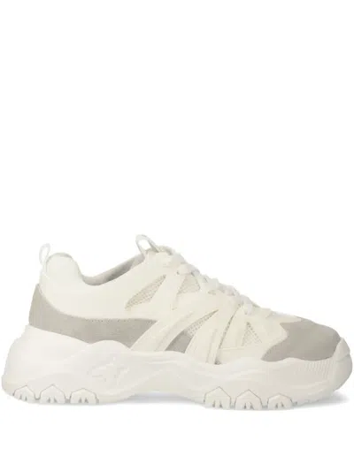 Patrizia Pepe Lace-up Sneakers In Neutrals