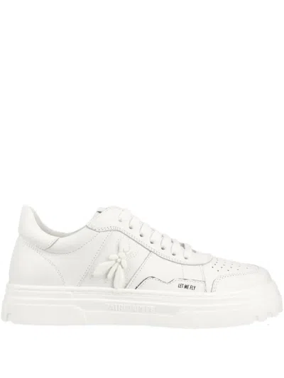 Patrizia Pepe Lace-up Sneakers In White
