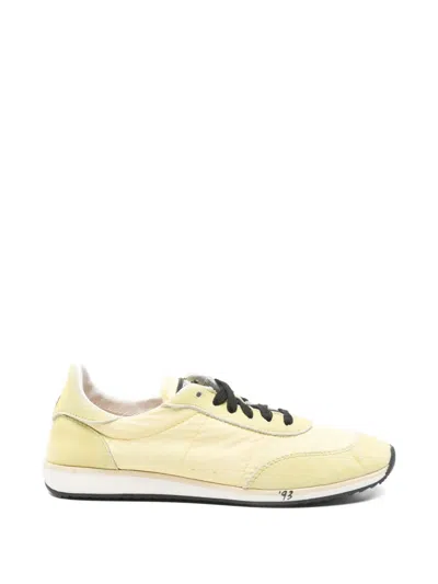 Patrizia Pepe Lace-up Fastening Sneakers In Yellow