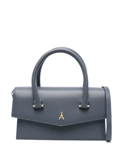 Patrizia Pepe Large Fly Bamby Tote Bag In Blue