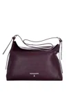 Patrizia Pepe Large Never Complete Adjustable-strap Leather Shoulder Bag In Purple
