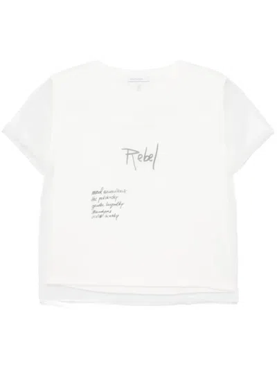 Patrizia Pepe Layered T-shirt In White